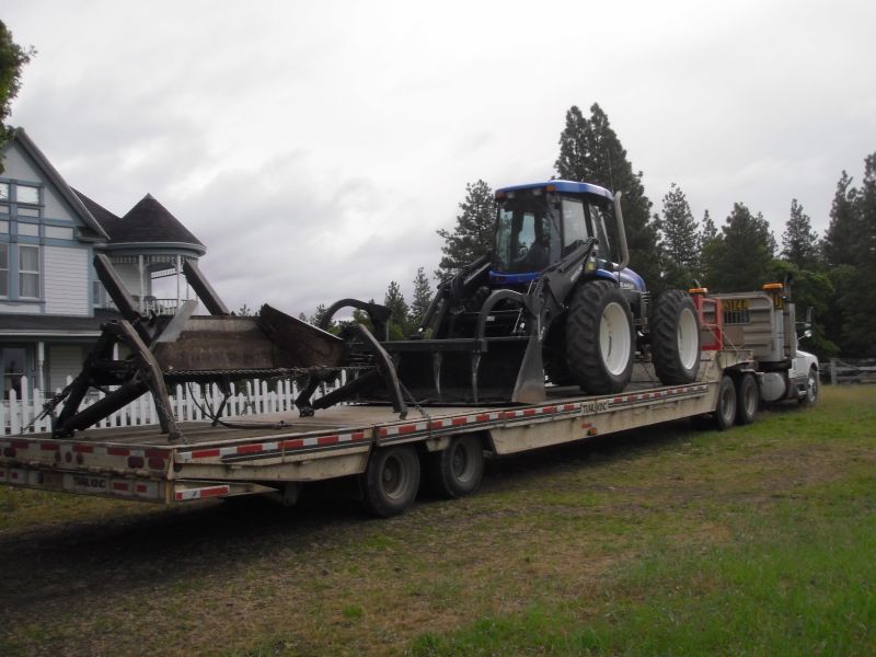 Our new tractor arrives